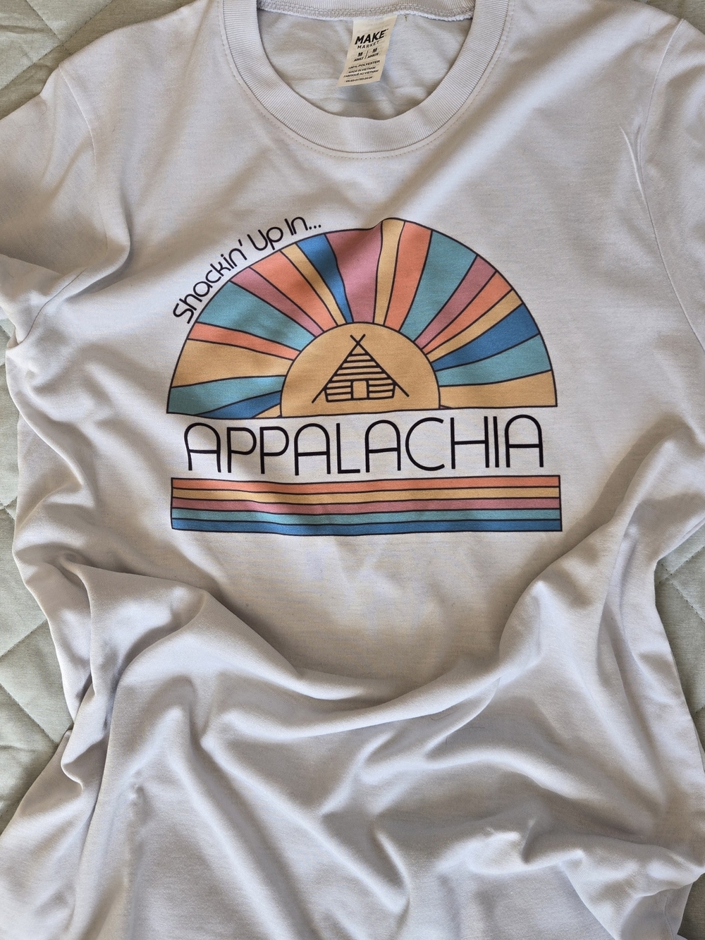 Appalachia Graphic Tee - Retro Sunrise Design